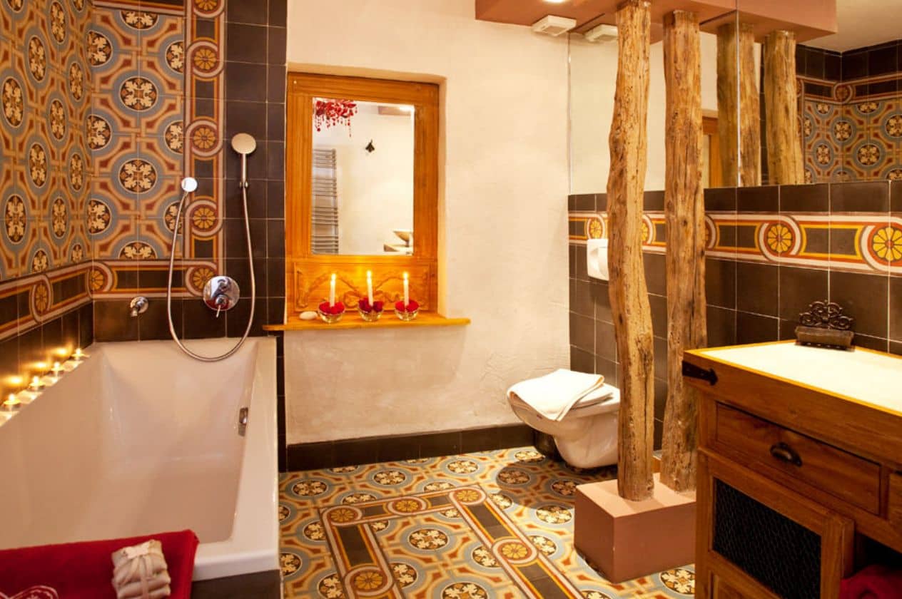 Salle de bain de la chambre Persienne