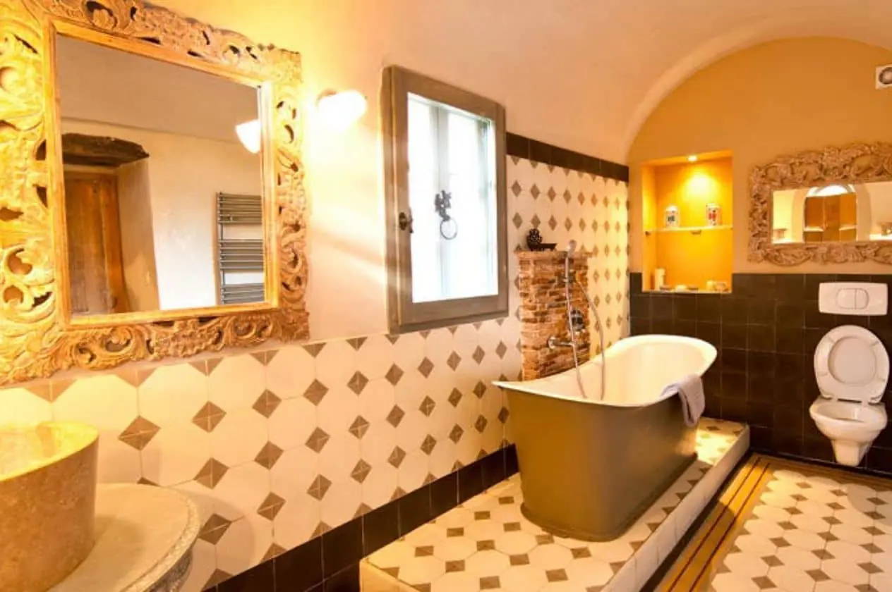 Salle de bain de la suite Terrasse